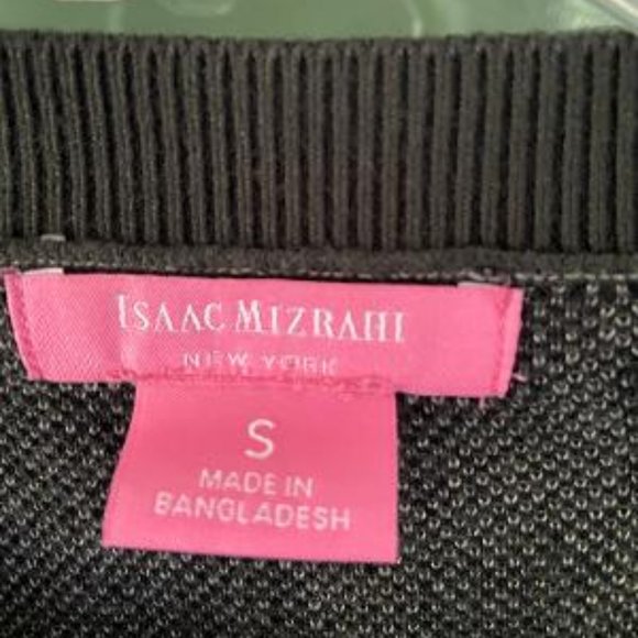 Isaac Mizrahi Gray Leopard Sweater - Picture 3 of 3